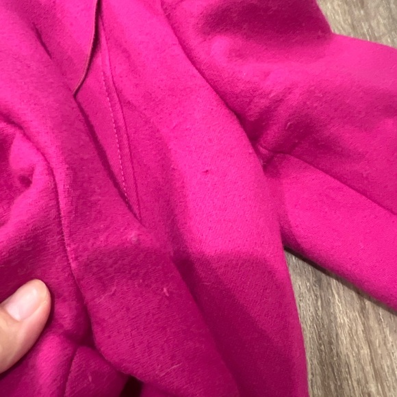 Valentino Fuschia Wool Blazer with Ruffle Lapel - Picture 9 of 13